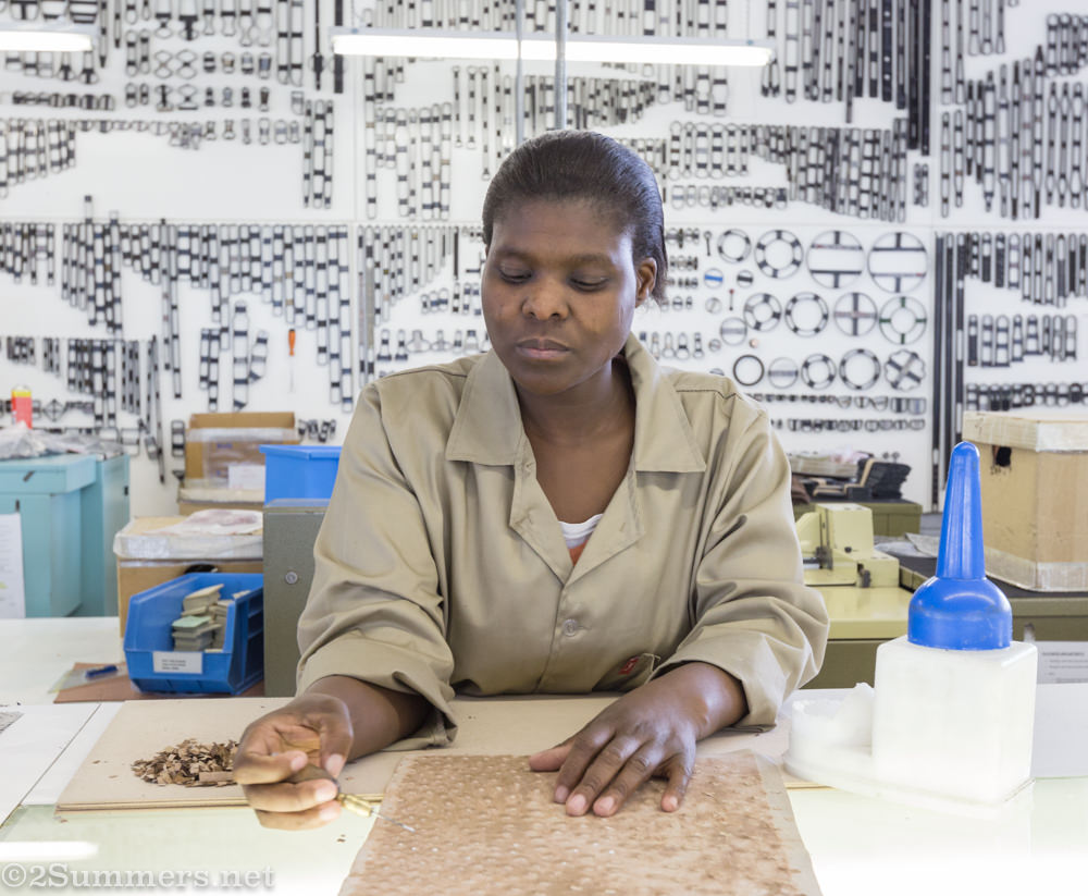 Worker in via La Moda workshop