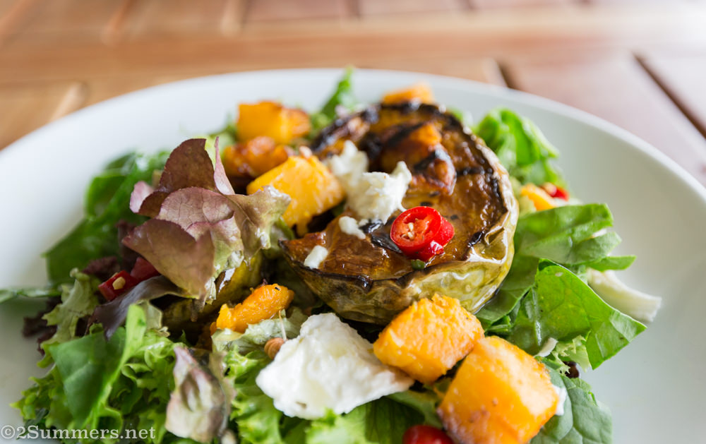 Pumpkin salad at Culinary Table