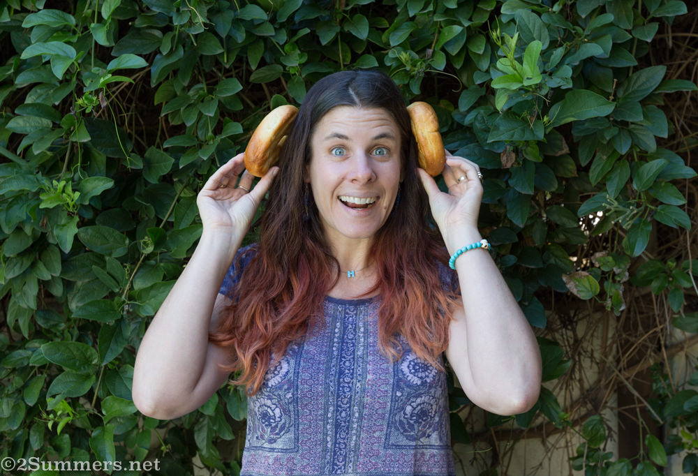 Princess Leia bagel head