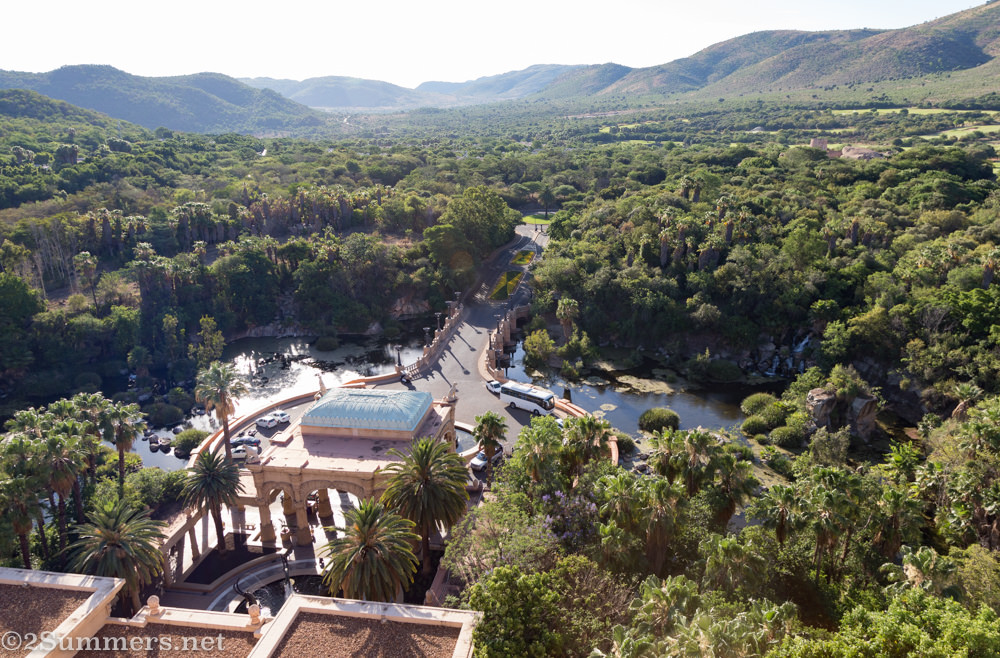 View from the turret in the Palace of the Lost City