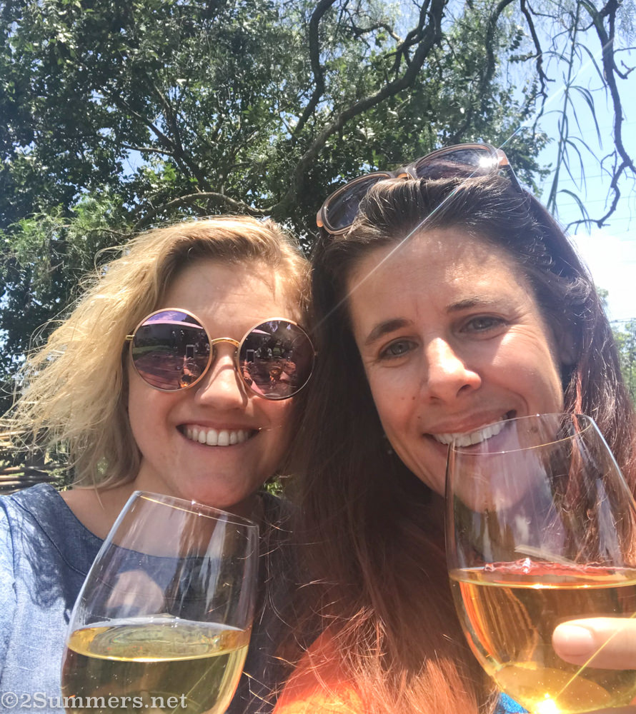 Heather and Kate at Gerakaris