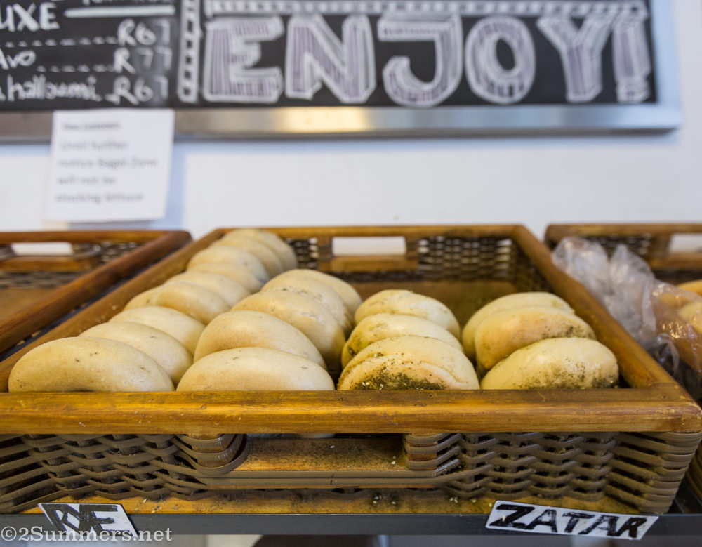 Za’atar bagels at Bagel Zone