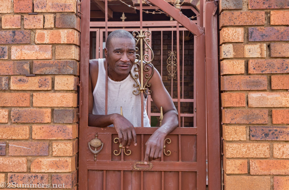 Orange Farm onlooker