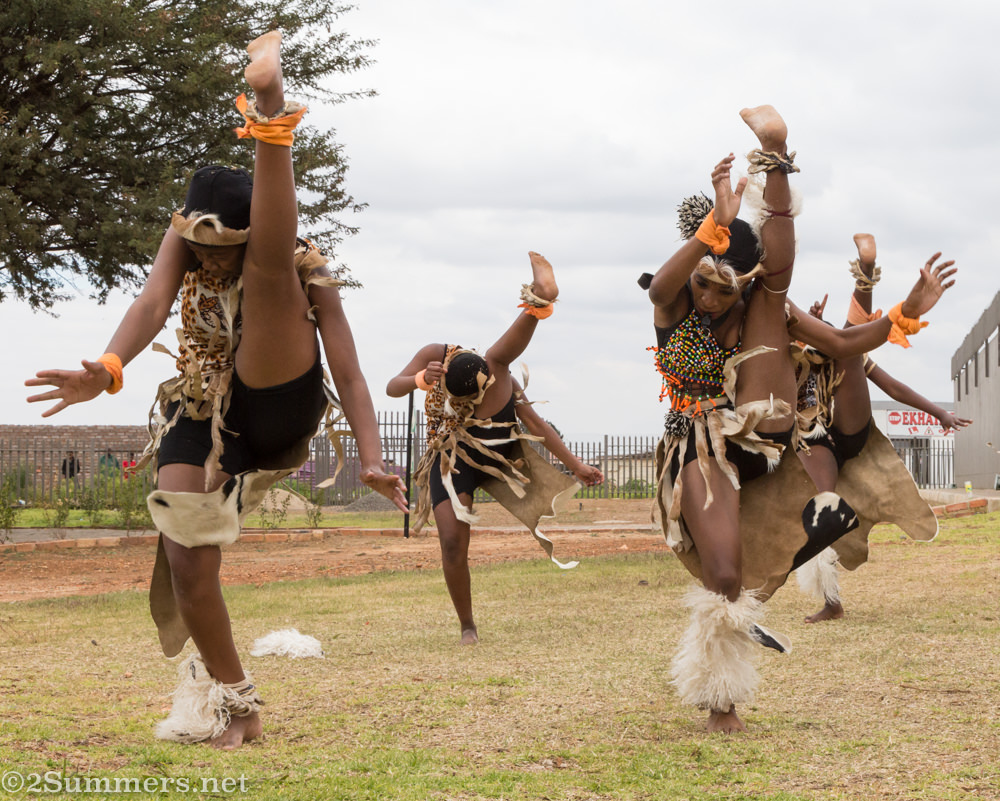 Zulu dancing in Orange Farm