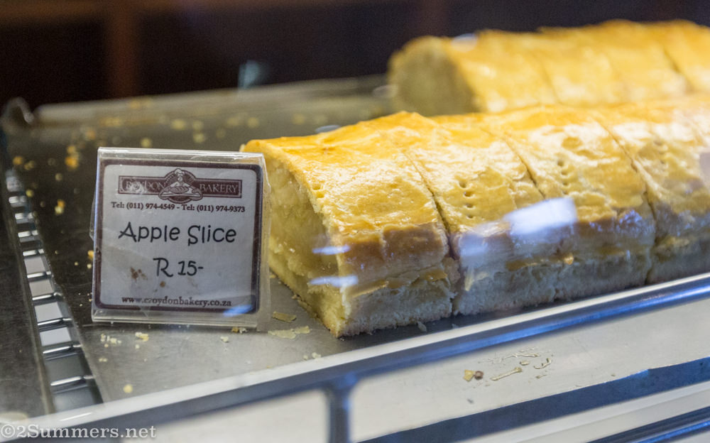 Apple slice from Croydon Bakery