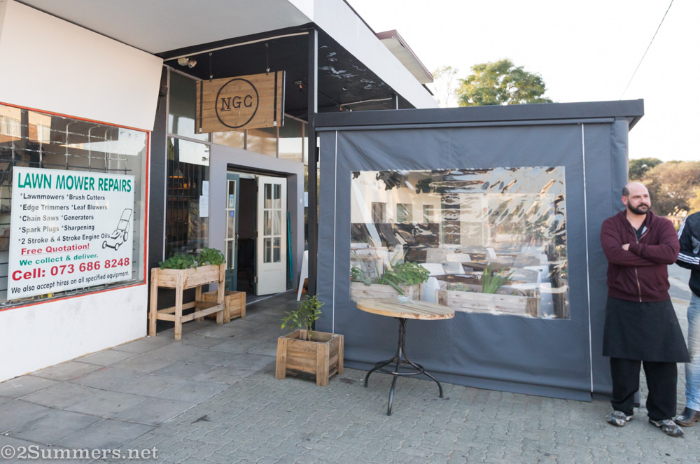 Outside NGC in Blairgowrie