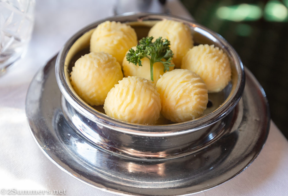 Butter balls on Rovos