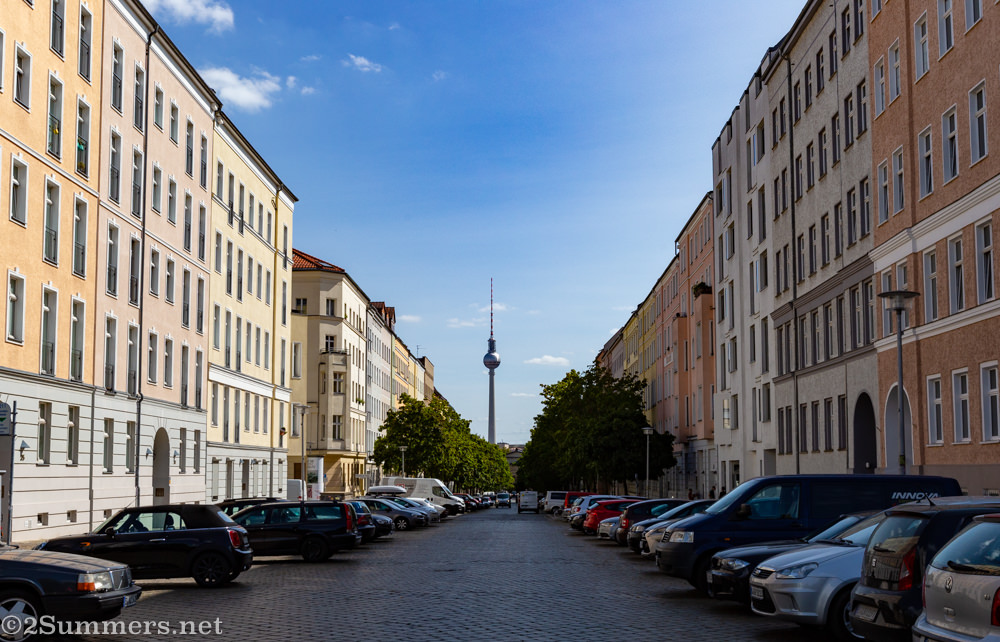 East Berlin and TV tower