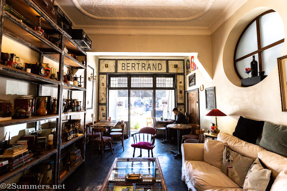 Inside Betrand in Maboneng