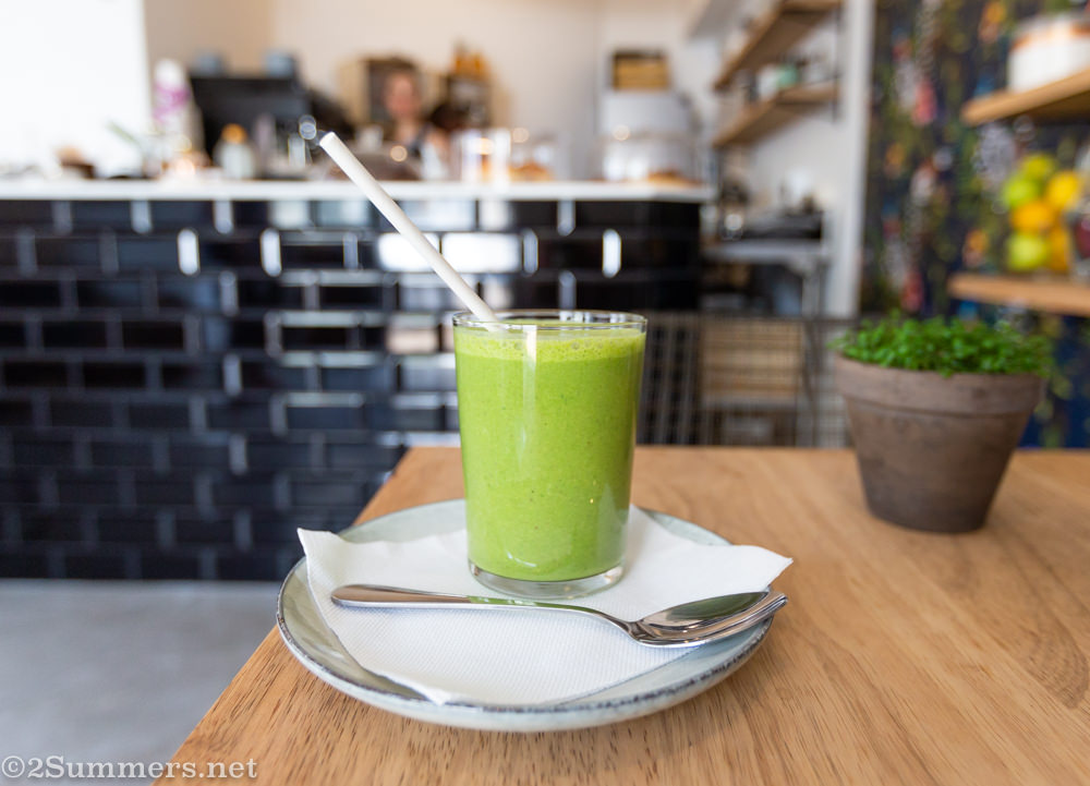 Popeye fruit juice at Tilt