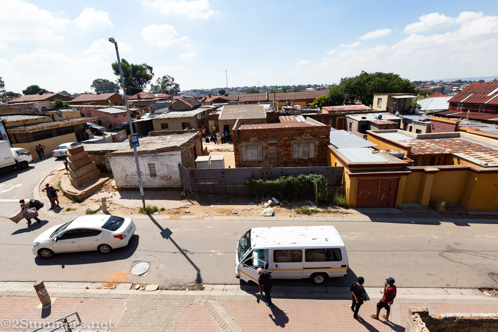 View from a balcony in the Alexandra Heritage Centre