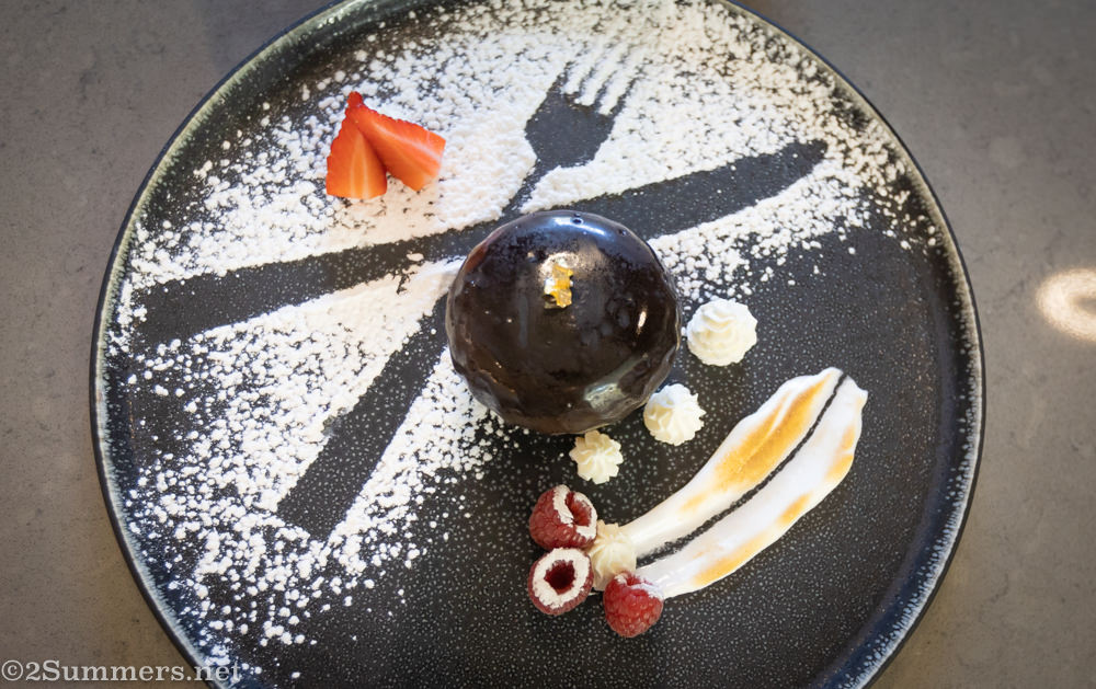 Trio chocolate dessert from AFRIKOA