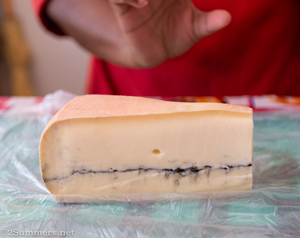 Beautiful cheese from Patisserie de Paris