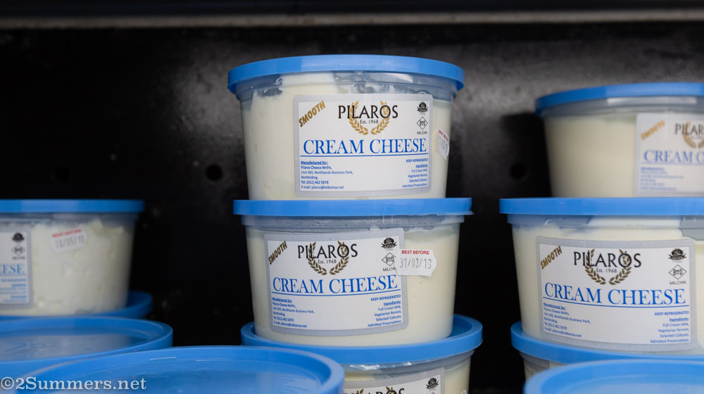 Cream cheese at Pilaros