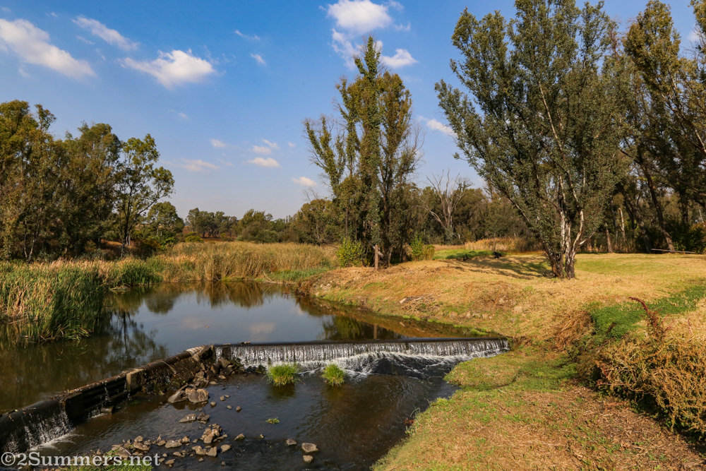 Dam at the Modderfontein Nature Reserve