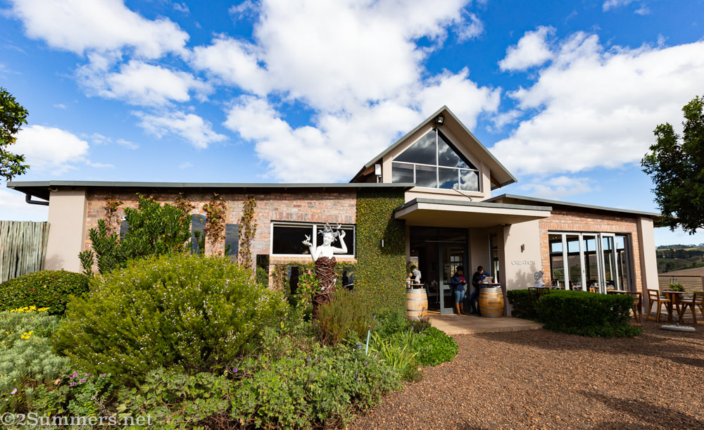 Tasting room at Creation Wines in Hemel-en-Aarde