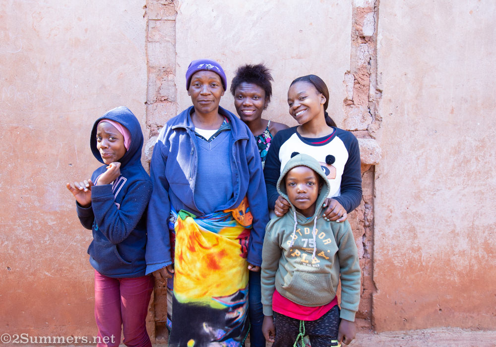 Lucky’s family in Murunwa, Venda