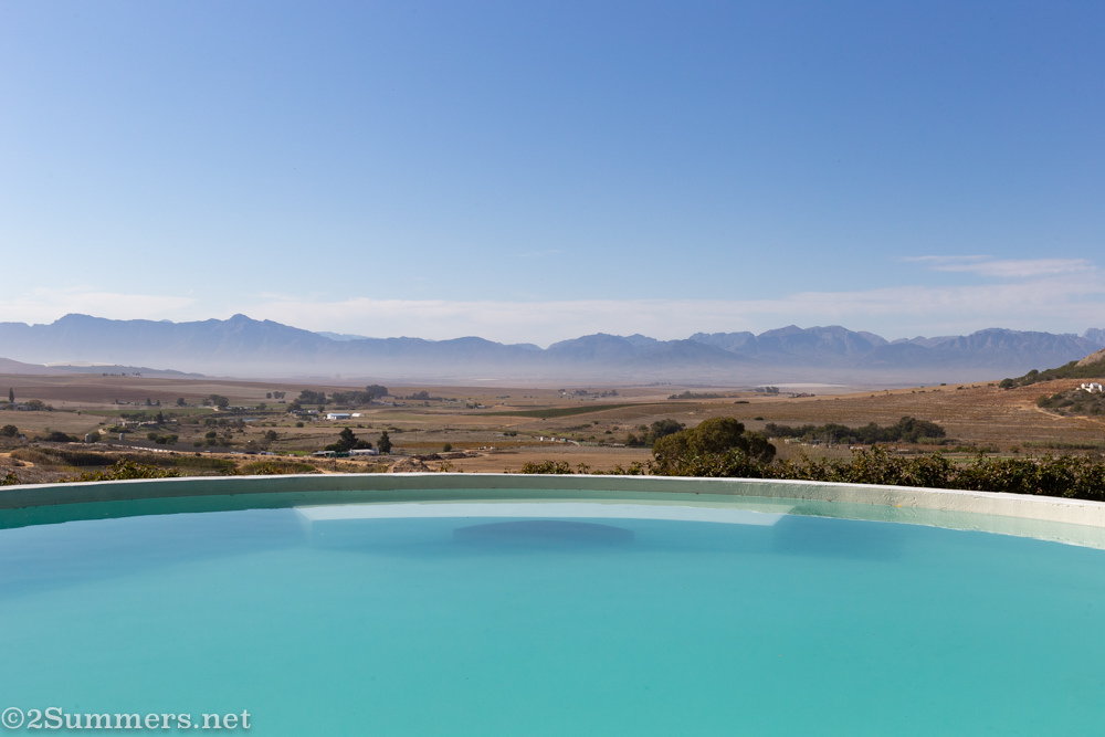 Mountain view at AA Badenhorst Farm