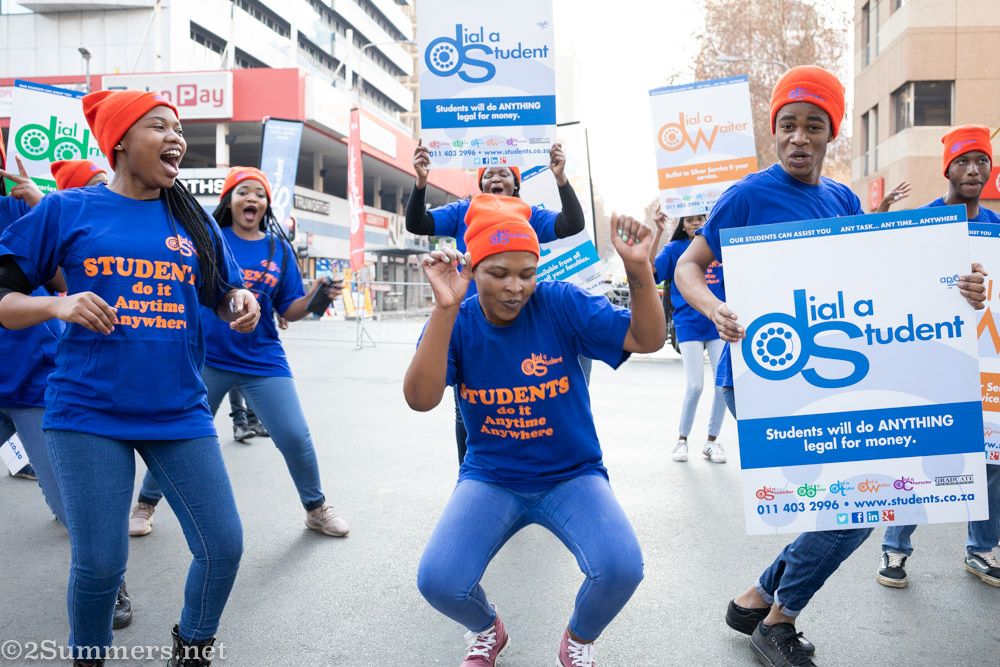 Dial-a-Student group in Braamfontein