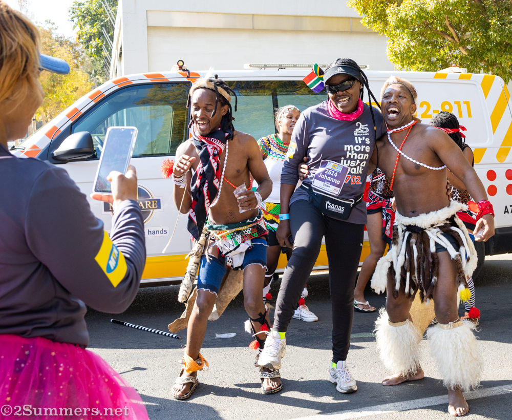 Zulu dancers during Walk the Talk