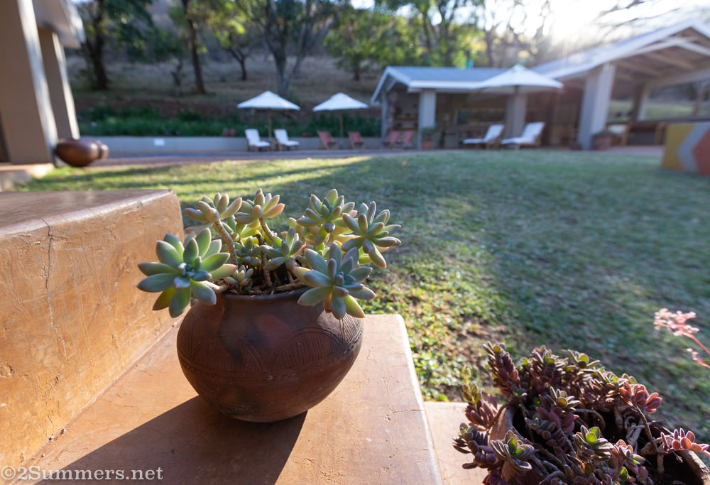 Room terrace at Madi a Thavha Mountain Lodge in Limpopo