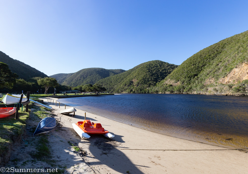 Start of the SUP Keurbooms cruise