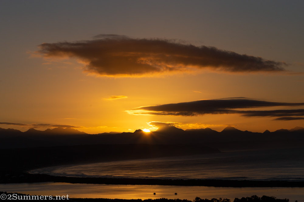 Sunrise in Plettenberg Bay