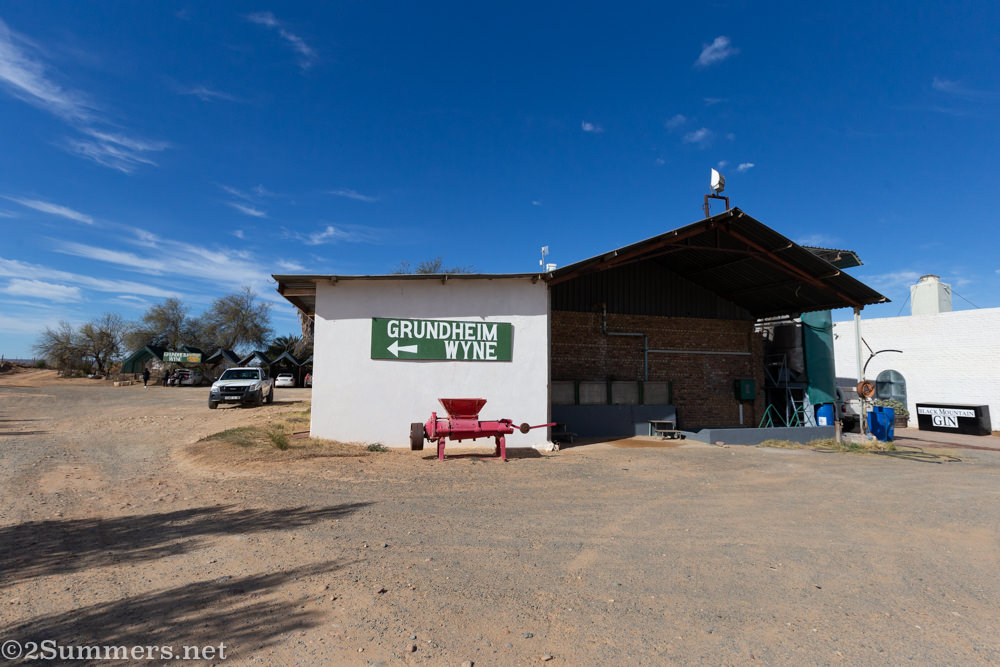 Grundheim wine farm in Oudtshoorn