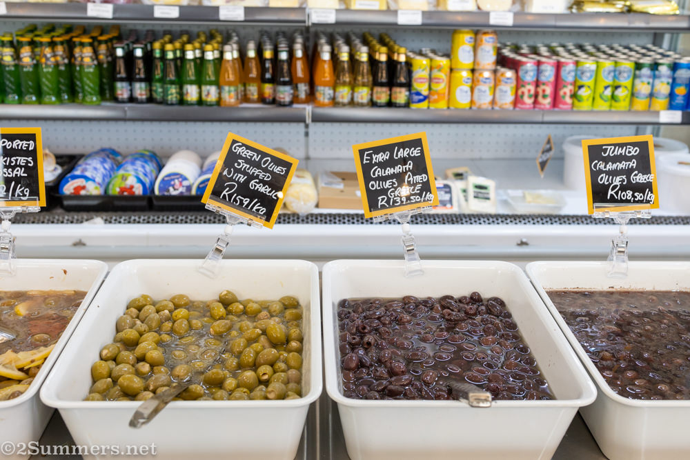 Lots of olives for sale