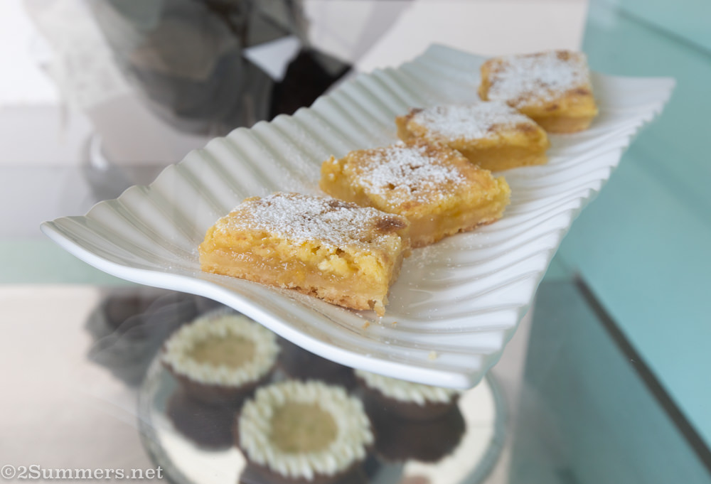 Lemon bars and key lime pie