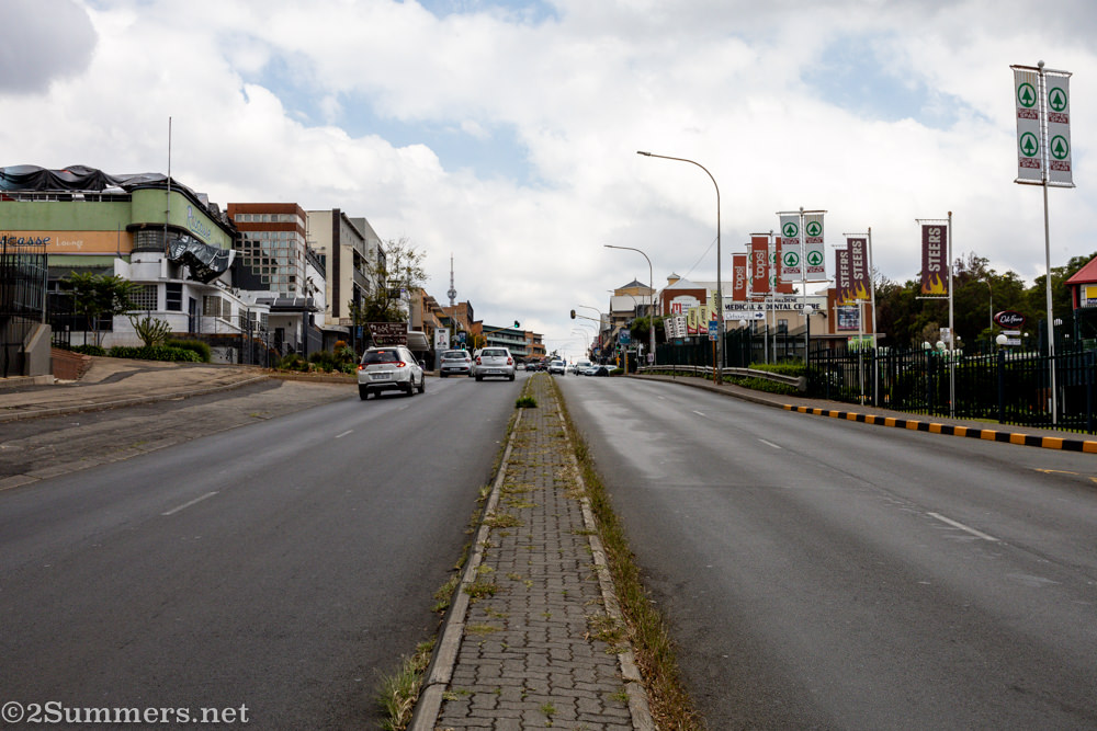 Melville Main Road during lockdown