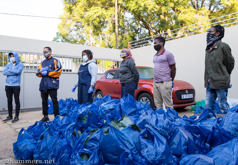 Volunteers ready to work