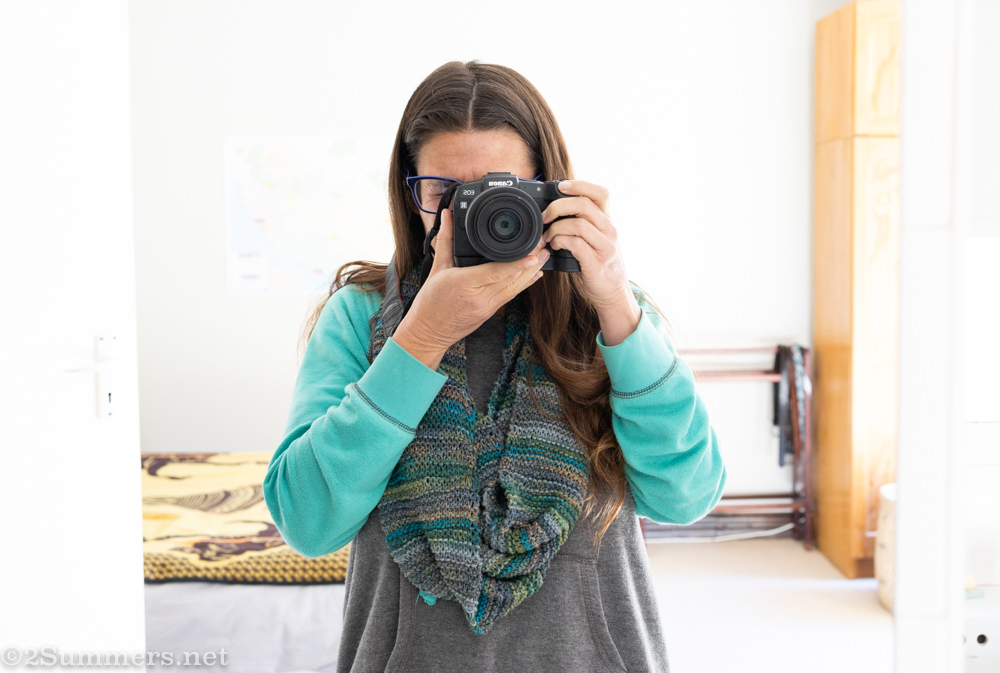 Completed scarf/cowl