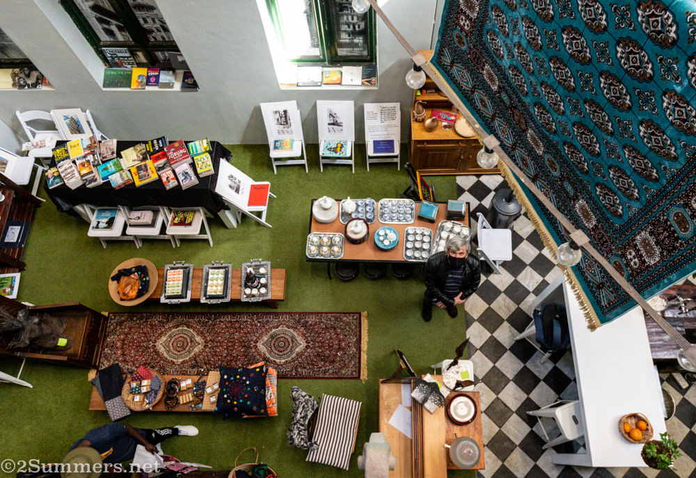 Looking down on the ground floor of the Thunderwalker in Joburg City