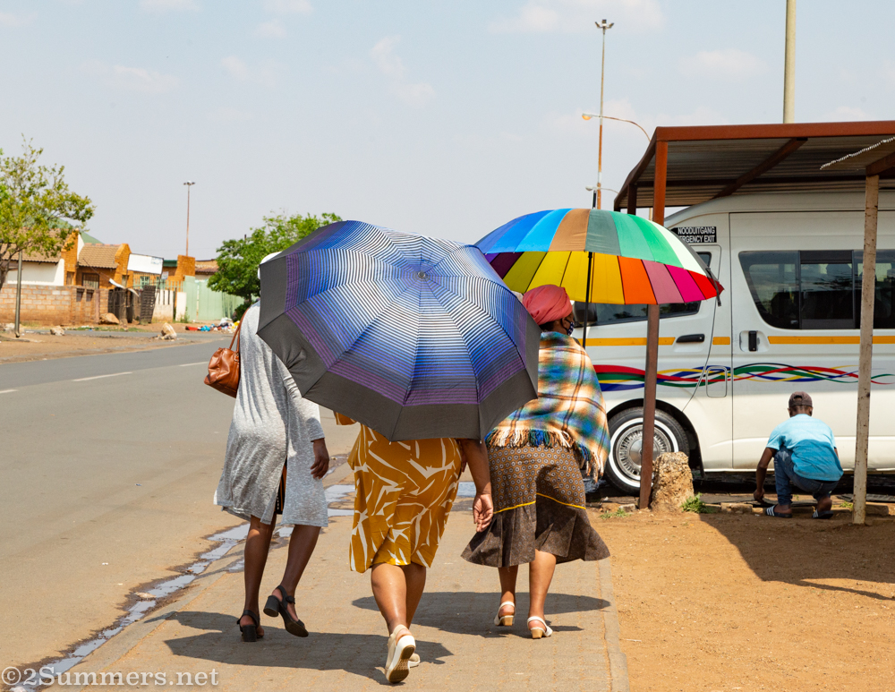 Umbrellas in Thokoza