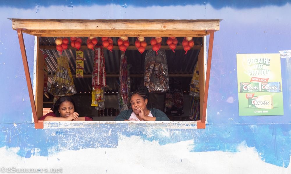 Lady-owned spaza shop in Thokoza