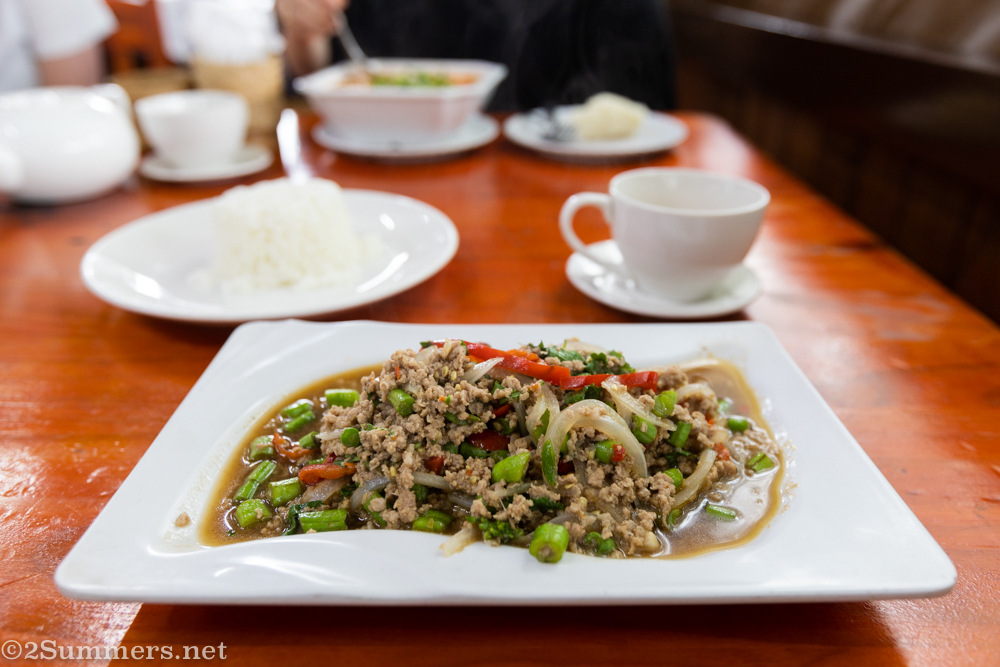 Ka-Prao with pork