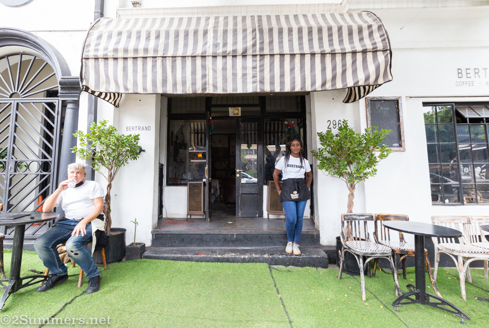 Gerald at Bertrand in Maboneng