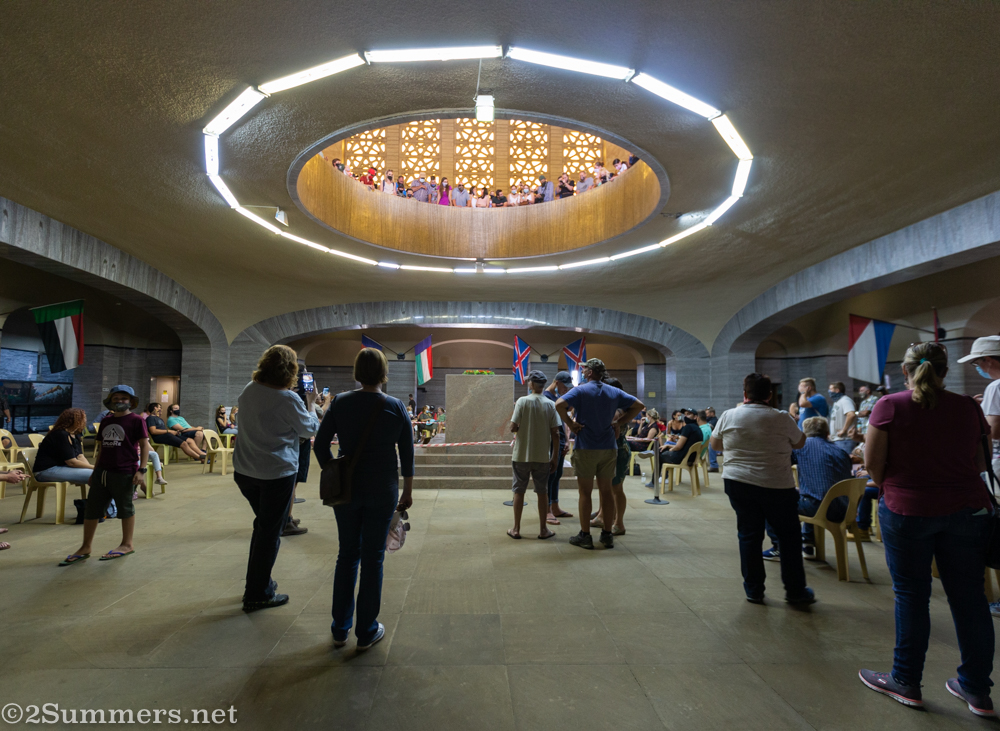 Inside Cenotaph Hall on December 16th