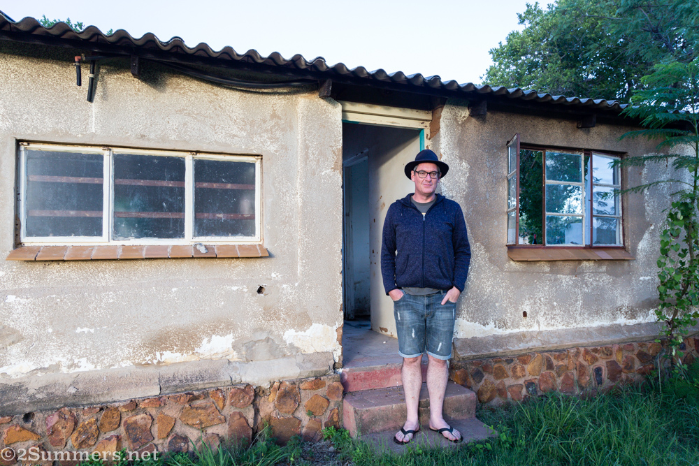 Thorsten at the ruin