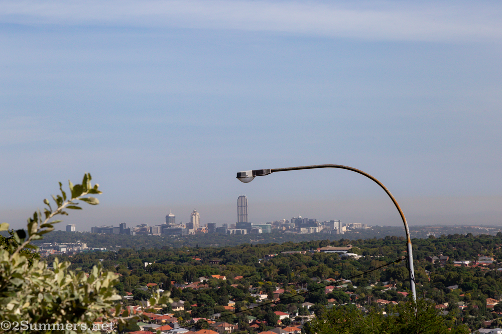 Sandton skyline from Linksfield Ridge