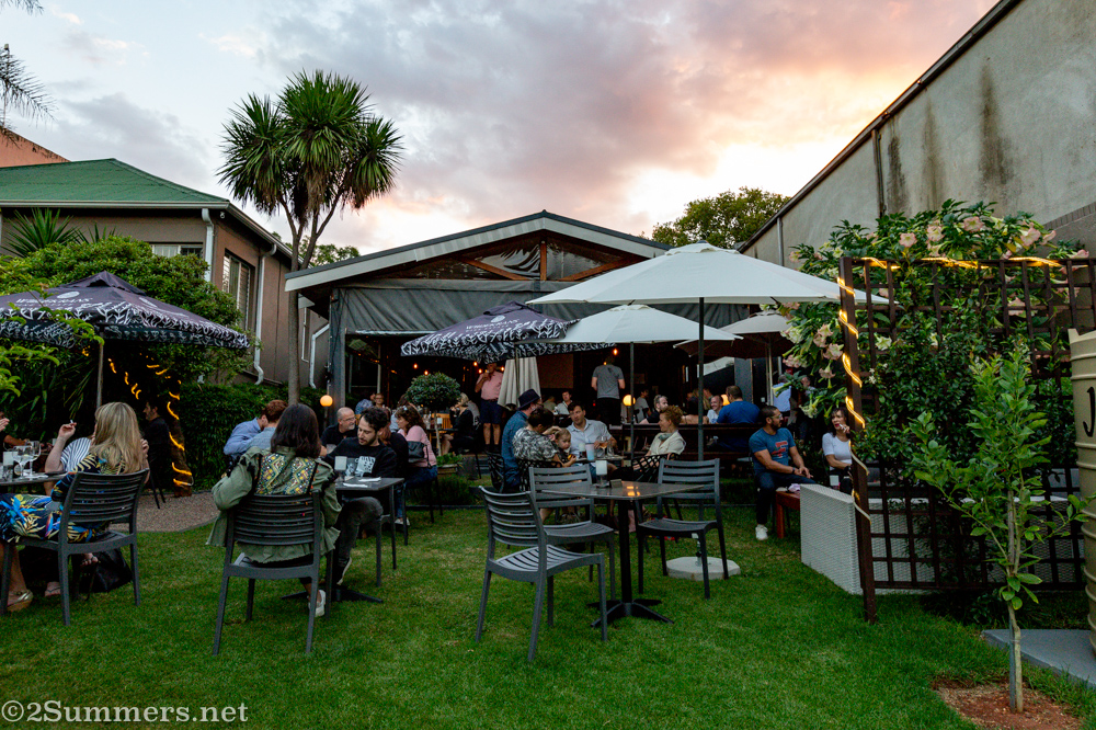 Pandemic dining: In the garden at Blind Tiger, Parkview