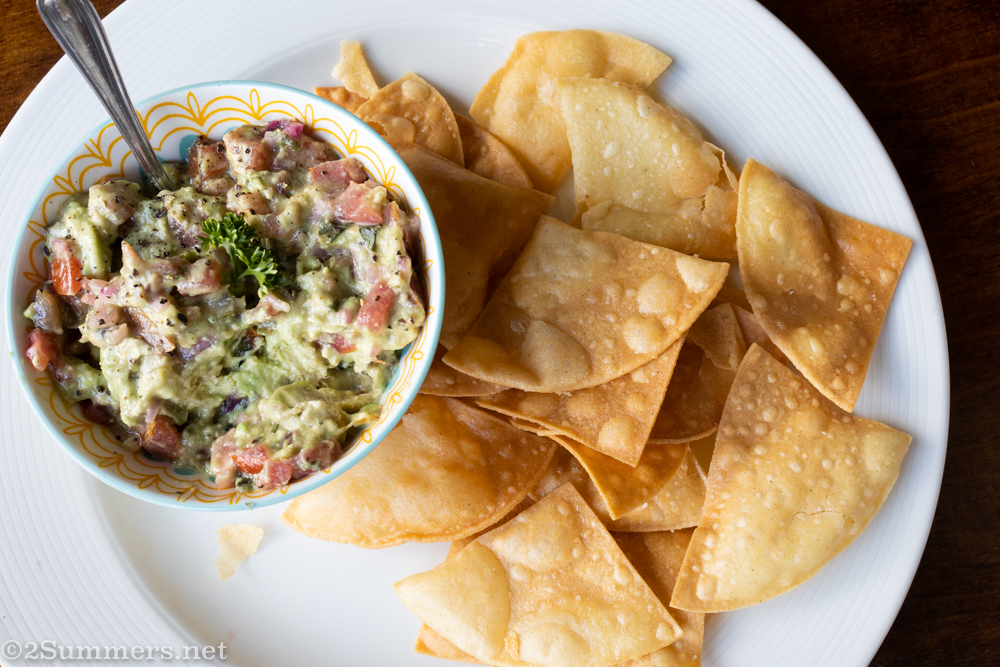Guacamole and chips