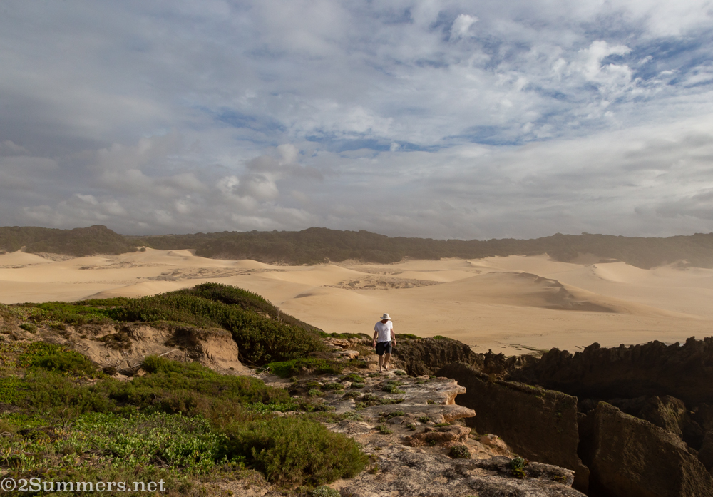 Thorsten climbing the Three Sisters
