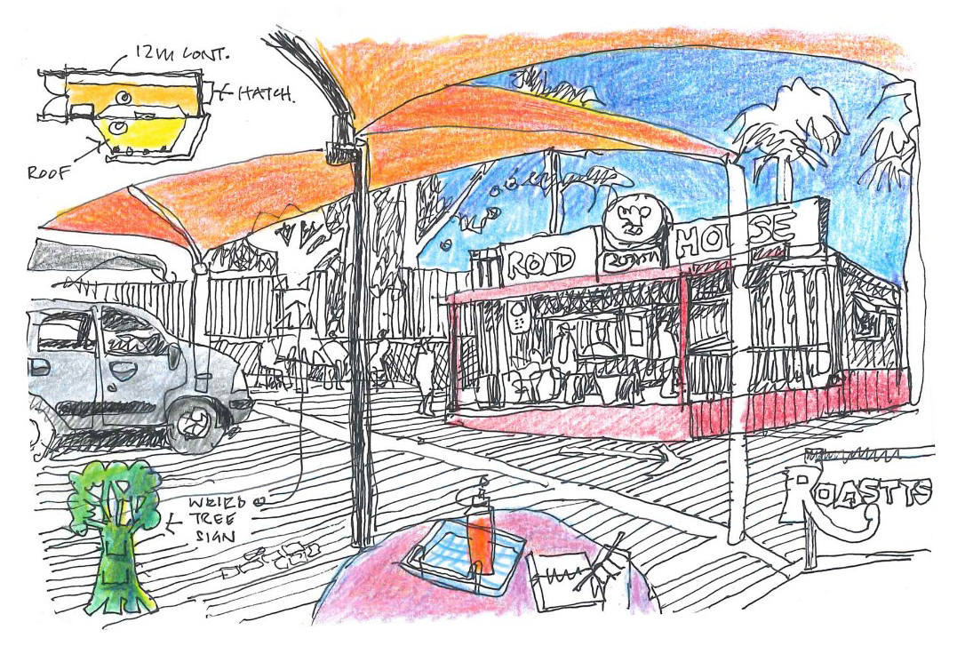 Thorsten sketch of Roasty’s