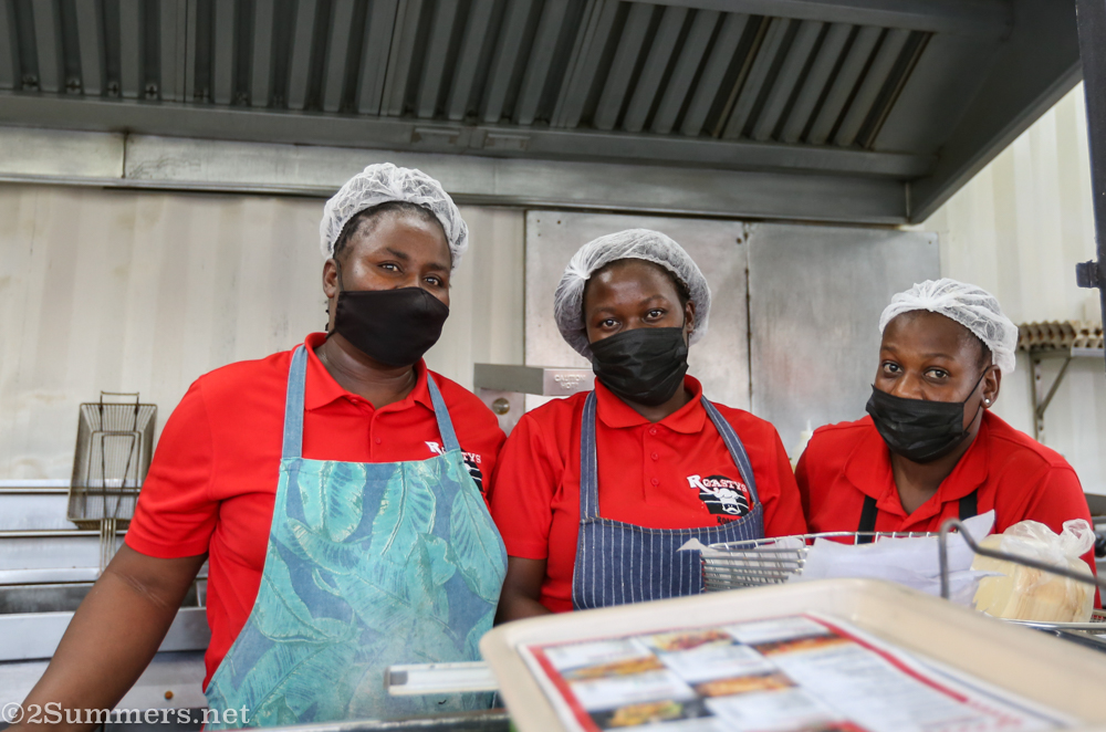Kitchen staff at Roasty’s