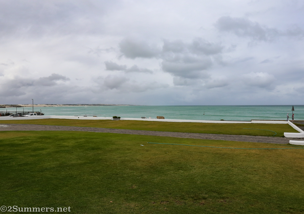 View from Arniston Spa Hotel ground floor room