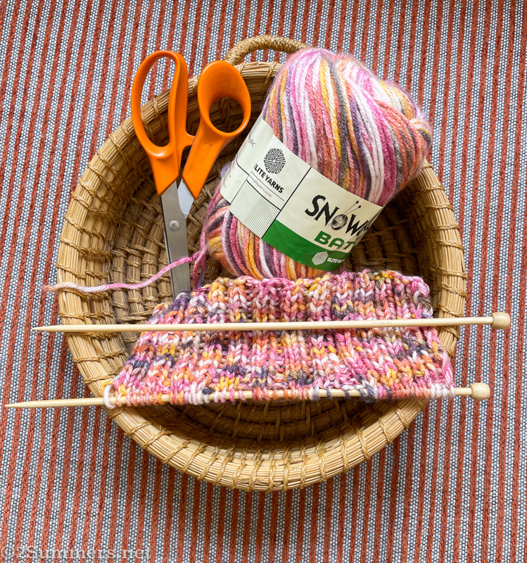 Pussy hat in prgress