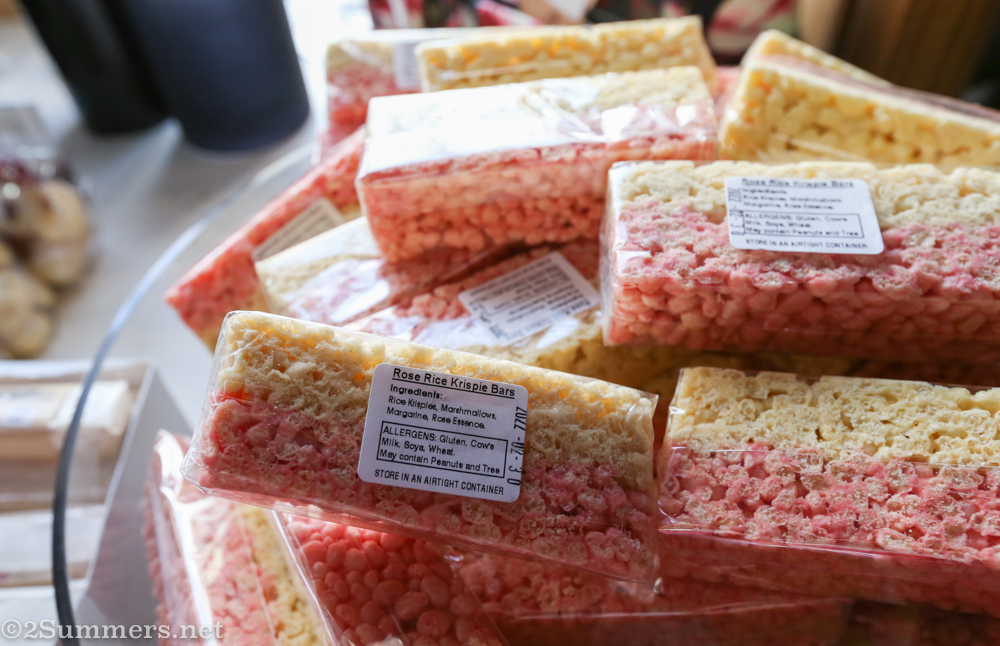 Rose Rice Krispie treats