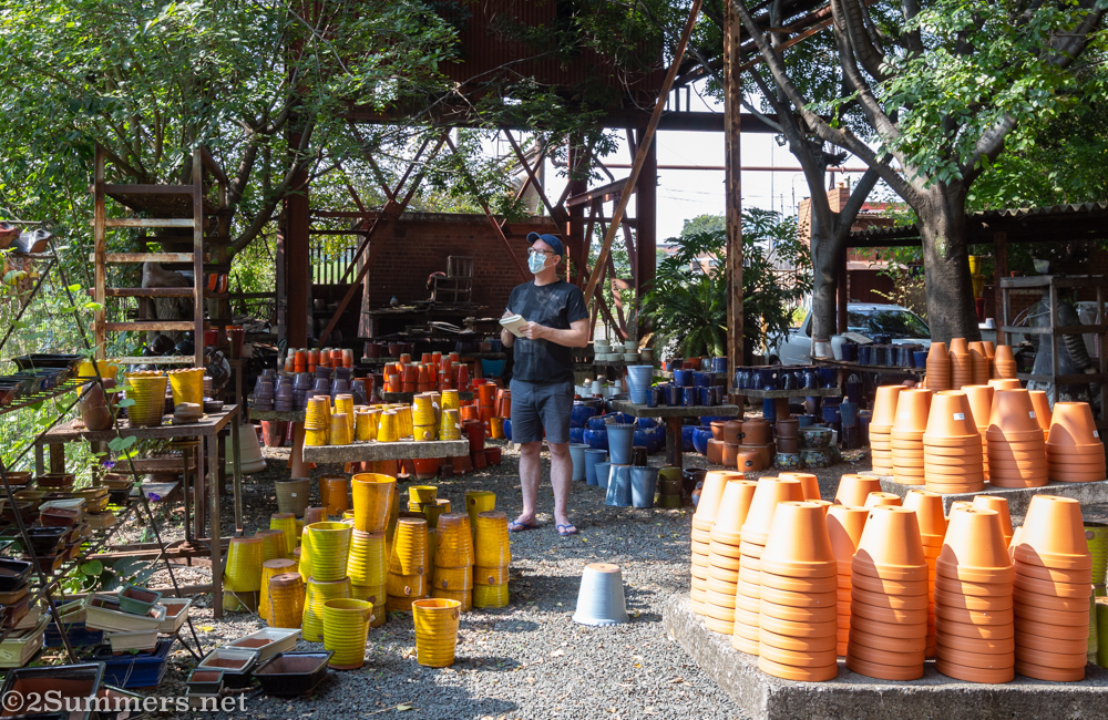 Thorsten among the pots